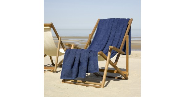 Drap de plage blue indigo De Witte Lietaer Hélène (200 cm x 100 cm)